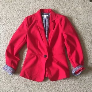 Red blazer